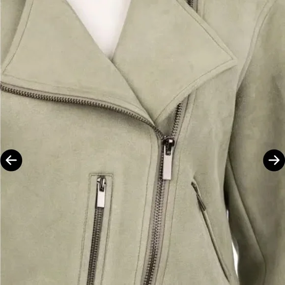 Jackie Kut from the Kloth Sage Faux Suede Moto Jacket - Picture 4 of 7